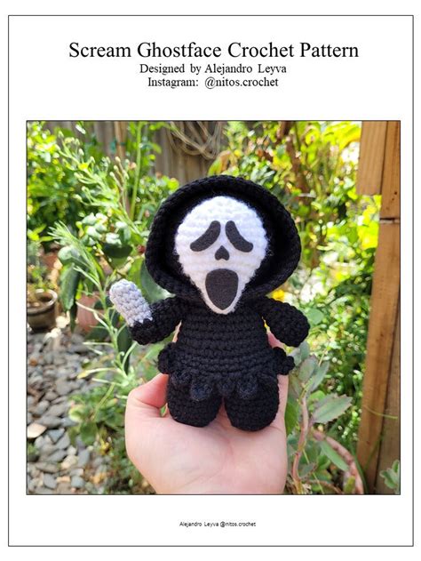 ghost face crochet pattern free